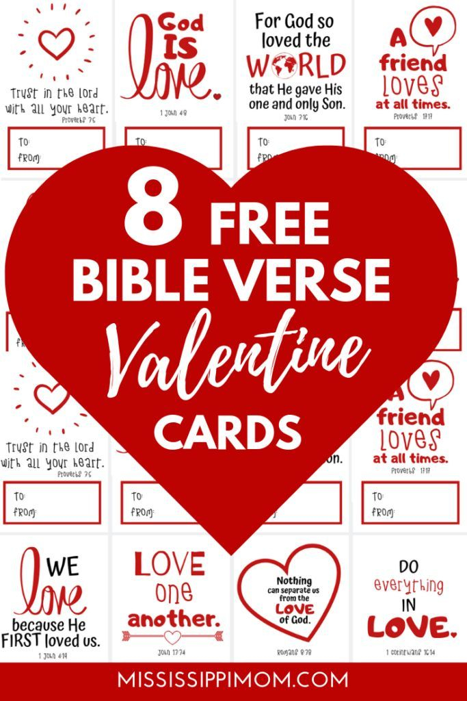 Bible Verse Based Valentine Printables
