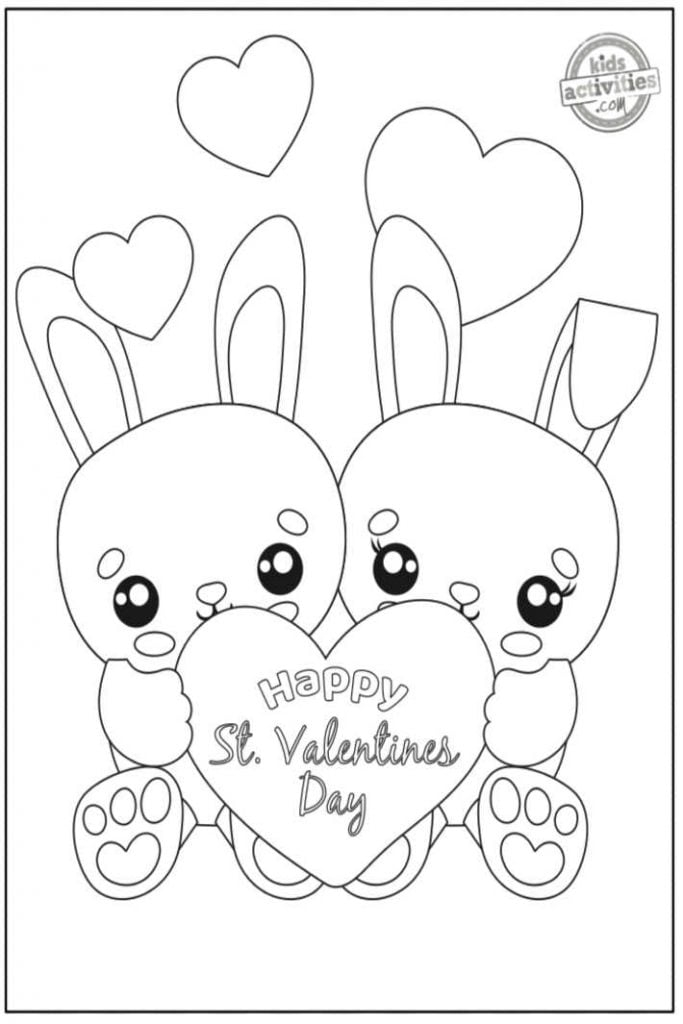 St Valentine Coloring Page Printable