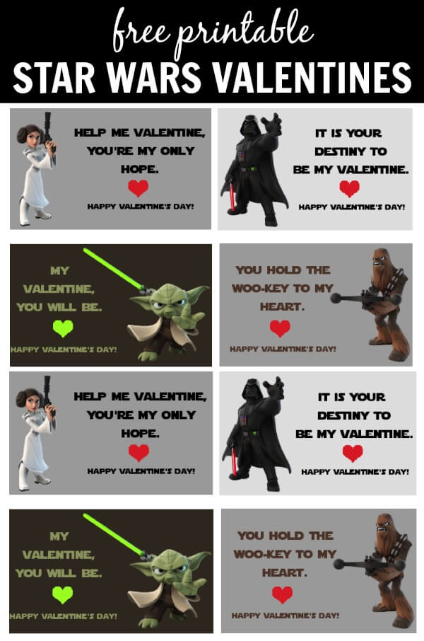 Star Wars Valentine Printable