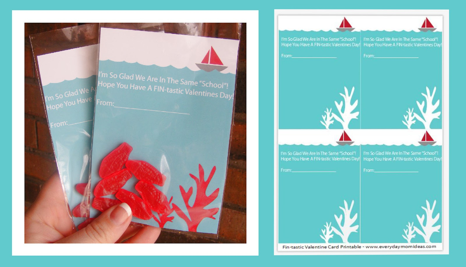 Swedish Fish Valentine Printable