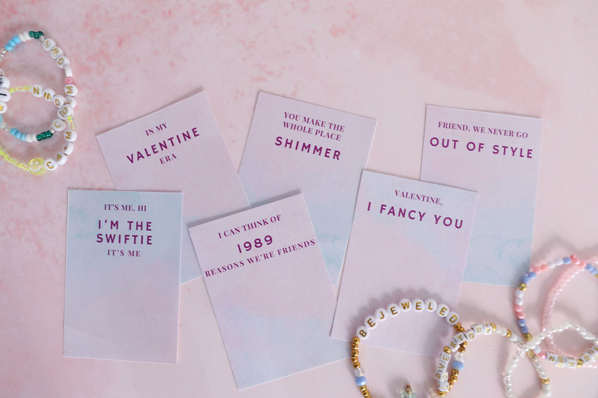 Printable Taylor Swift Valentines Cards