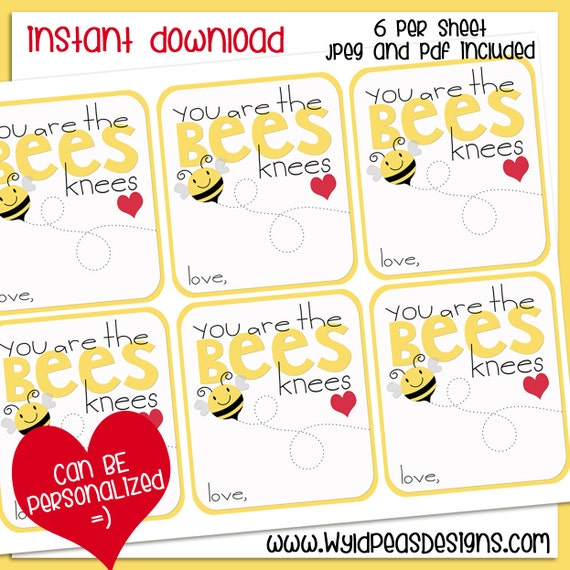 Burt's Bees Valentine Free Printable