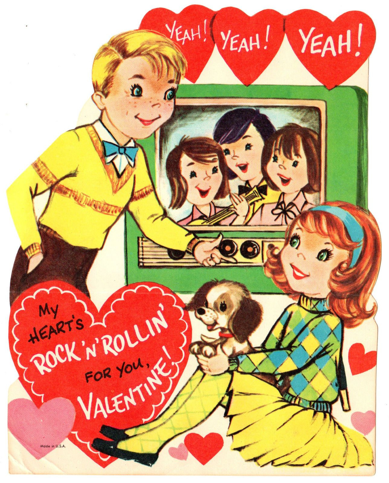 Beatles Valentines Day Cards Printable