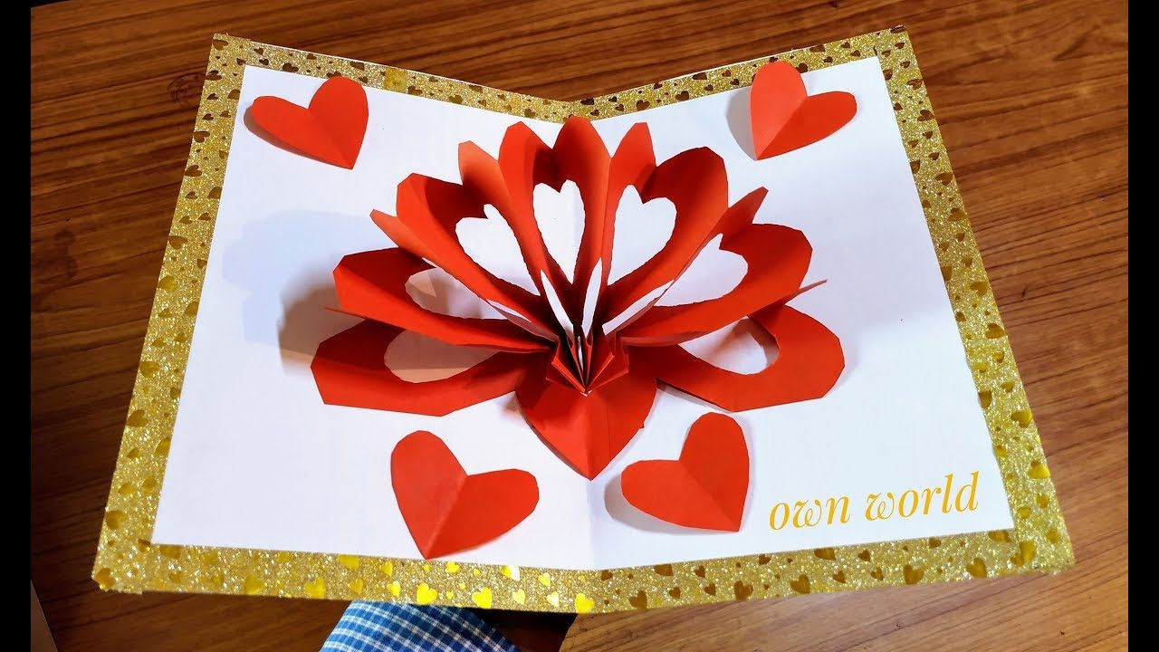 Printable Pop Up Valentine Cards