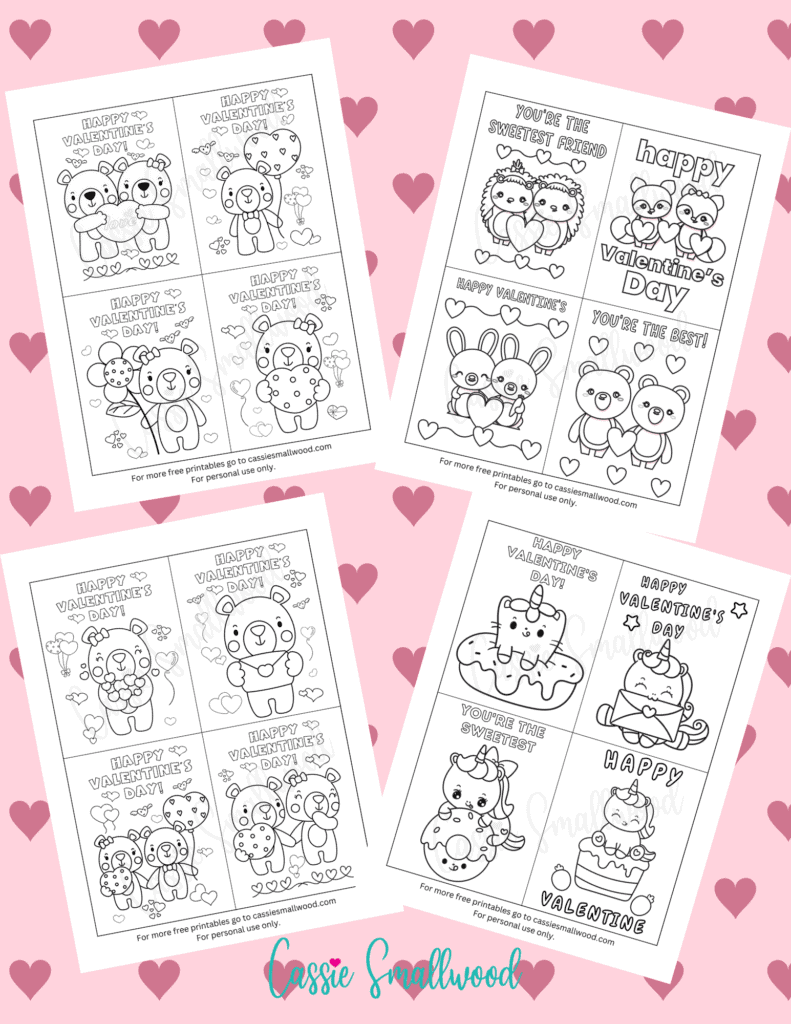 Free Printable Valentine Exchange Cards