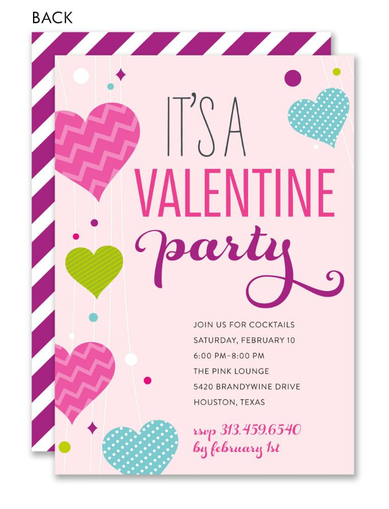 Valentine Day Party Invitations Free Printable