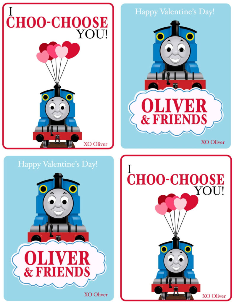 Thomas The Train Valentines Printable