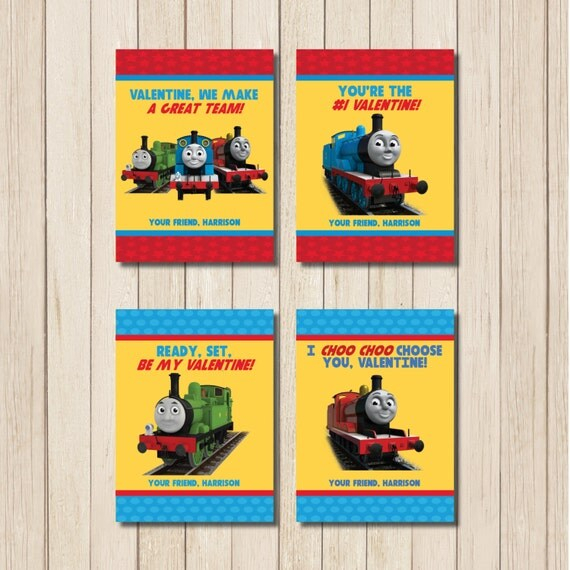 Thomas The Train Valentines Printable