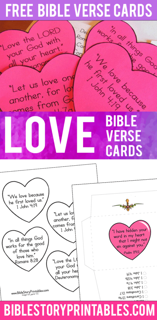 Bible Story Printables Valentine