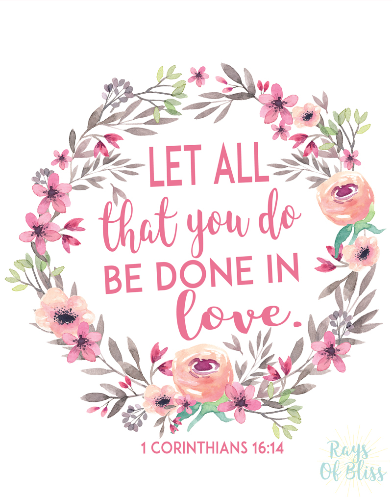 Scripture Valentines Free Printable