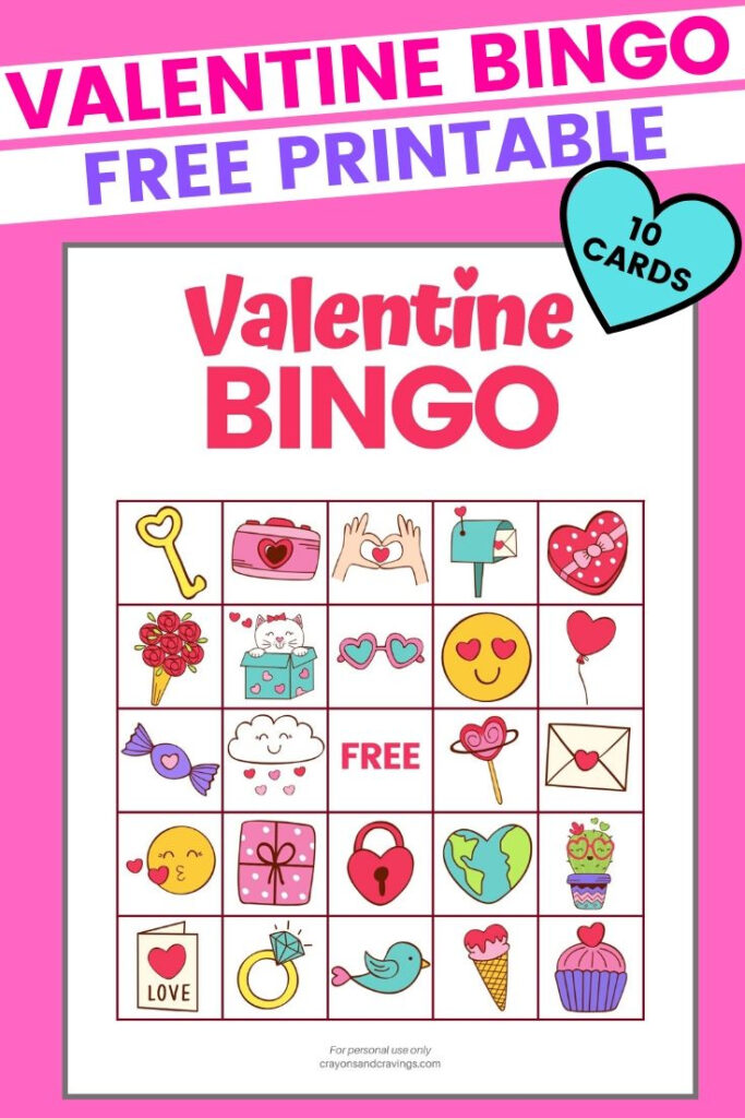 Bingo Dia Valentine Printables The Staring Game Valentine Day