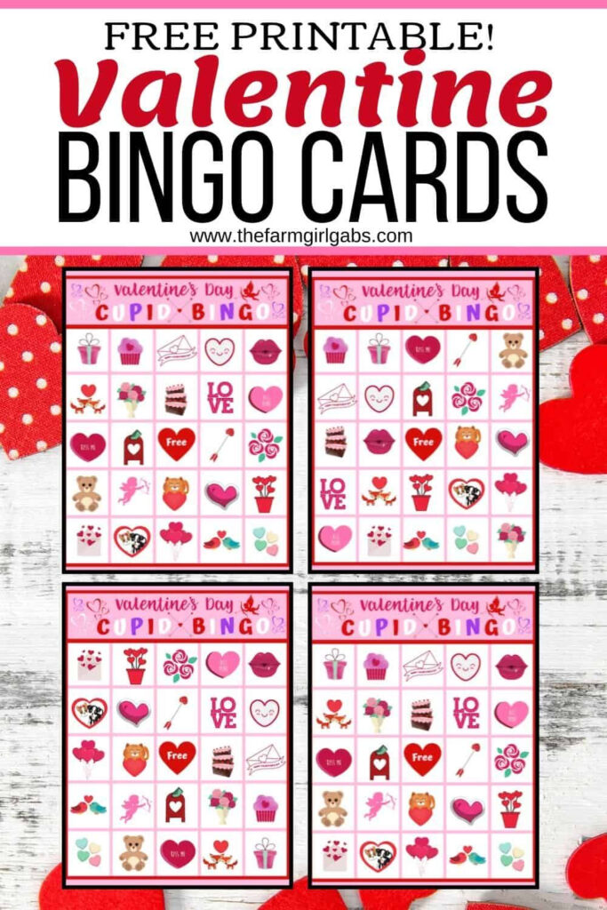 Valentine Bingo Free Printables