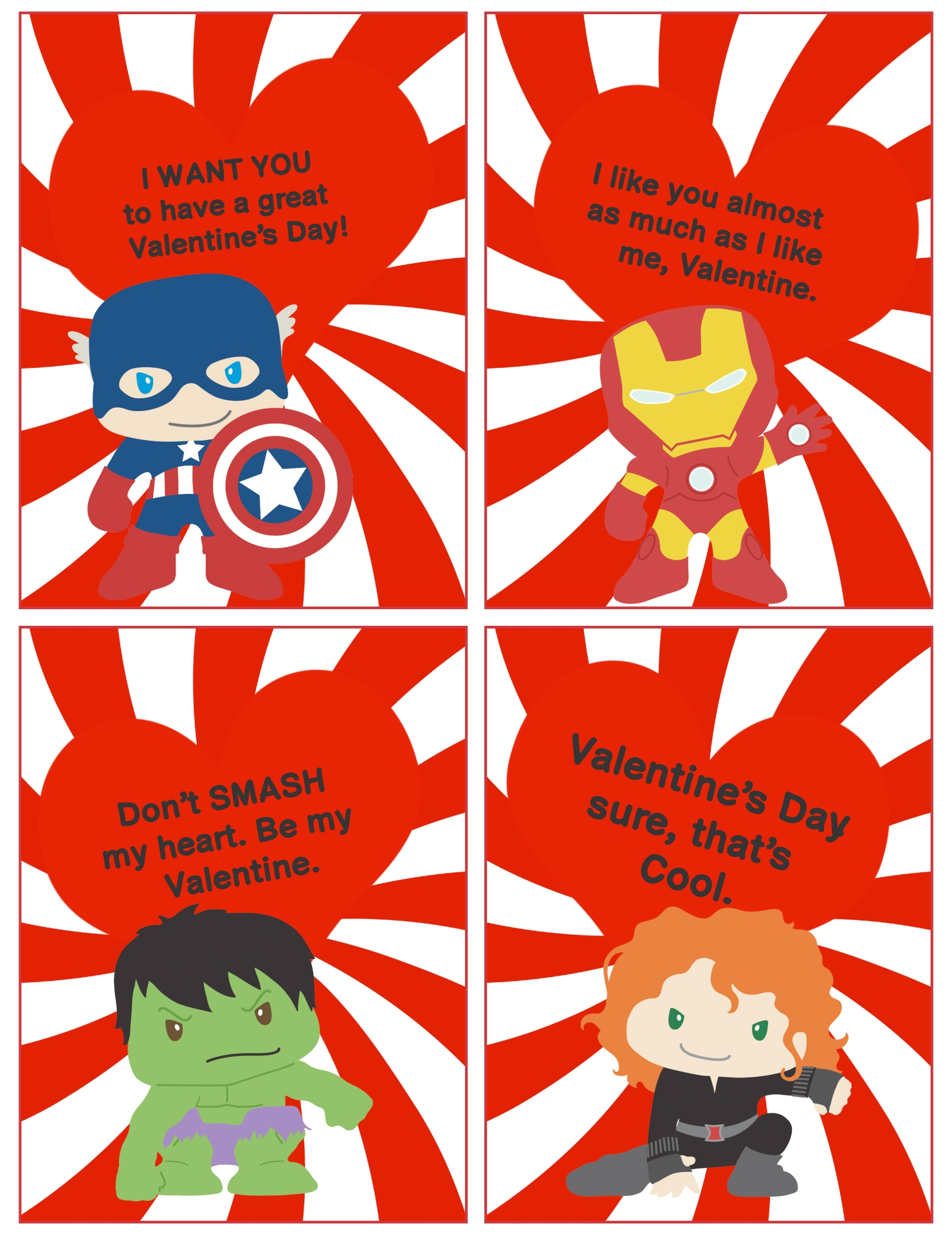 Printable Valentines Cards Boys