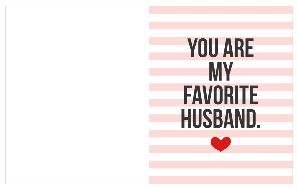 Free Printable Valentine's Day Cards For Your Husband