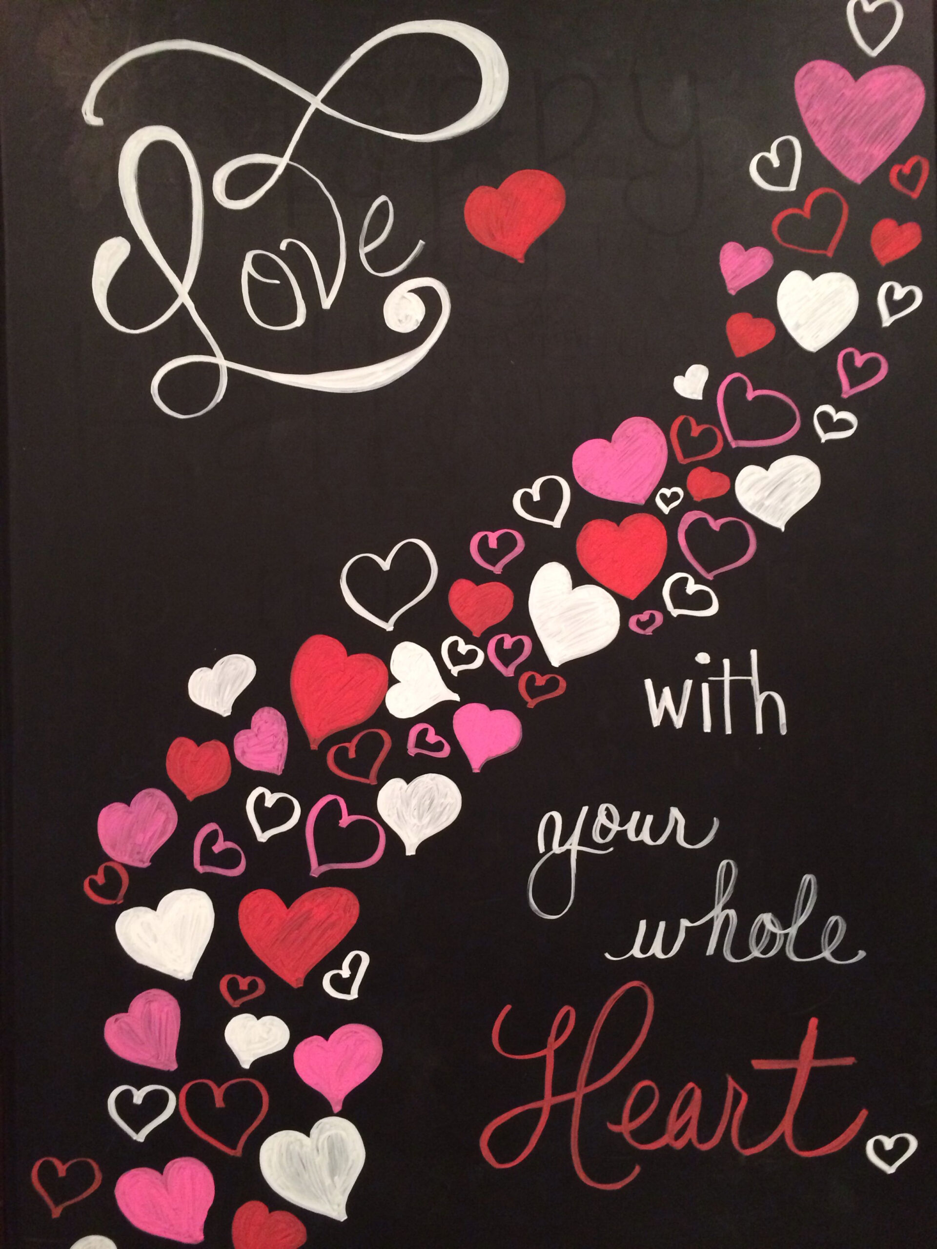 Chalk Valentines Printables Free