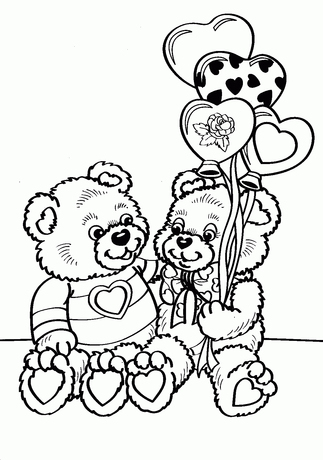 Valentines Day Coloring Pages Printable - Free