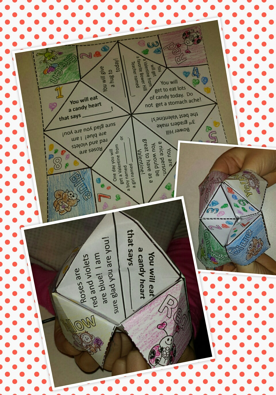 Valentine's Day Cootie Catcher Printable