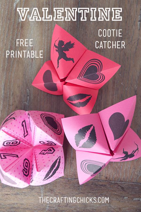 Valentine's Day Cootie Catcher Printable