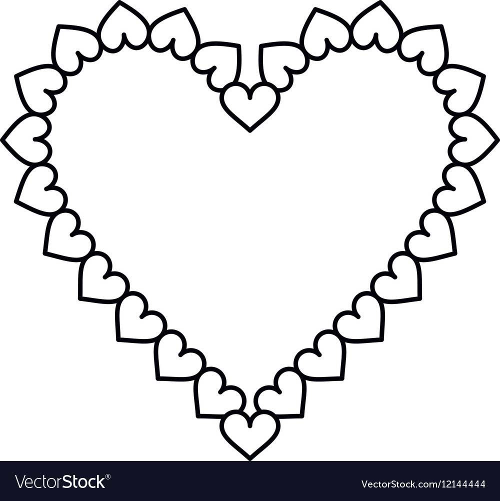Black And White Printable Valentine