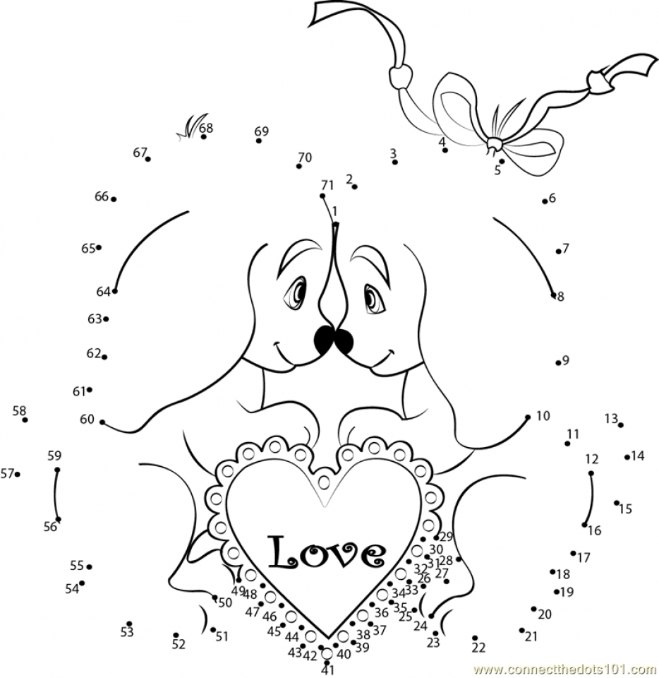 Valentine Dot To Dot Printables