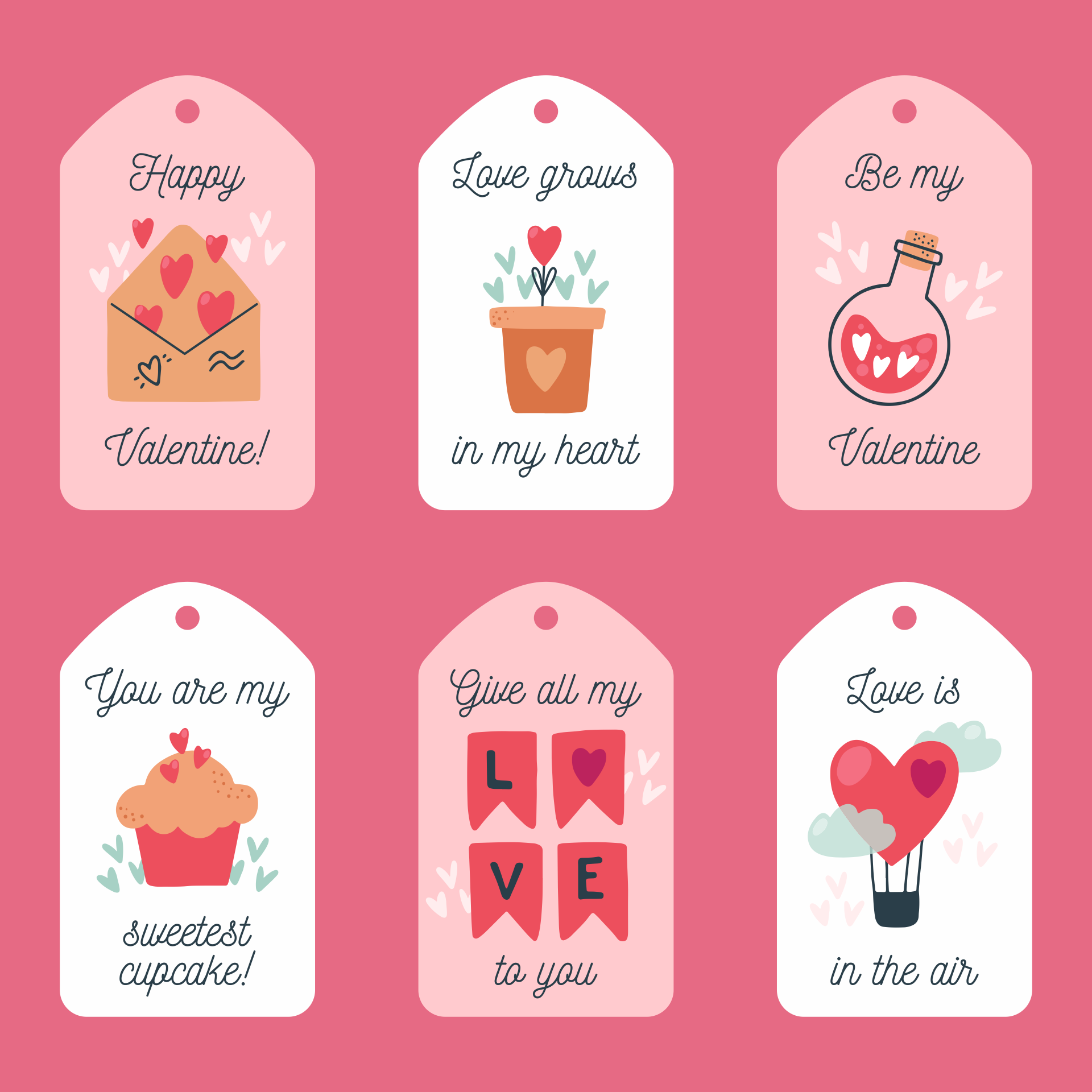 Valentine Gift Tags Printable