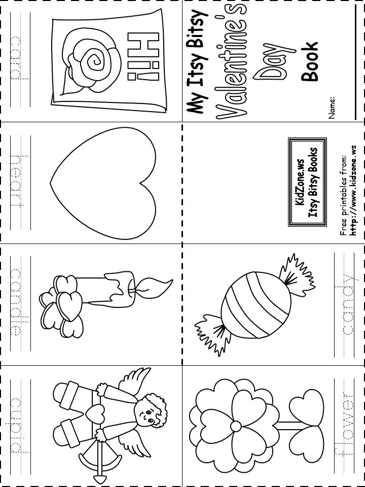Valentine Mini Book Printable