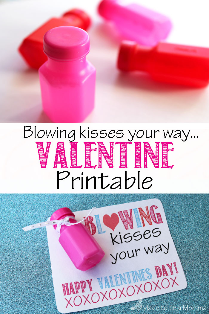 Free Printable Bubbles Valentine Printable