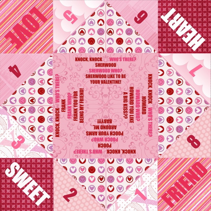 Best Kid Fortune Teller Printables Valentines Day