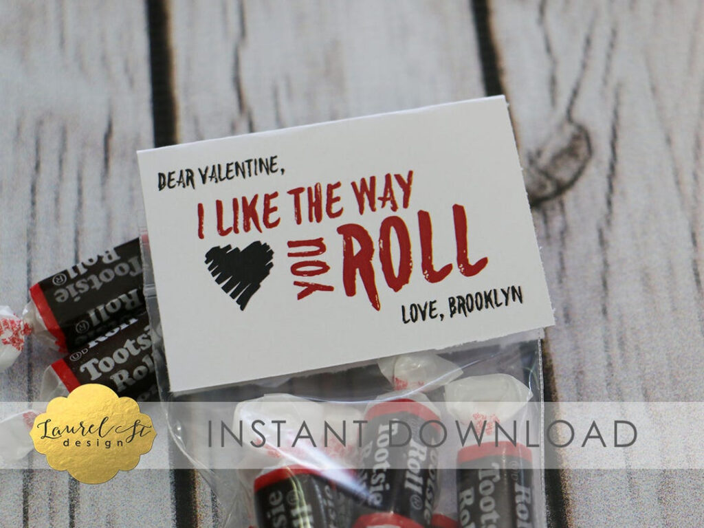 I Like The Way You Roll Valentine Printable