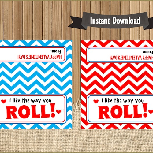 I Like The Way You Roll Valentine Printable