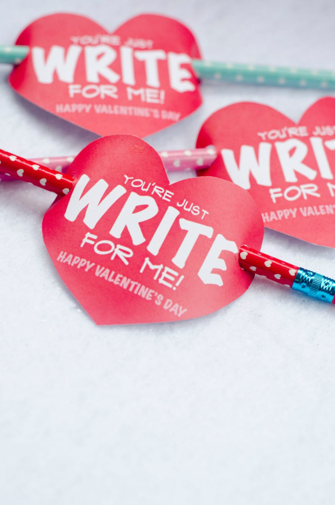 You're Just Write Valentine Printable