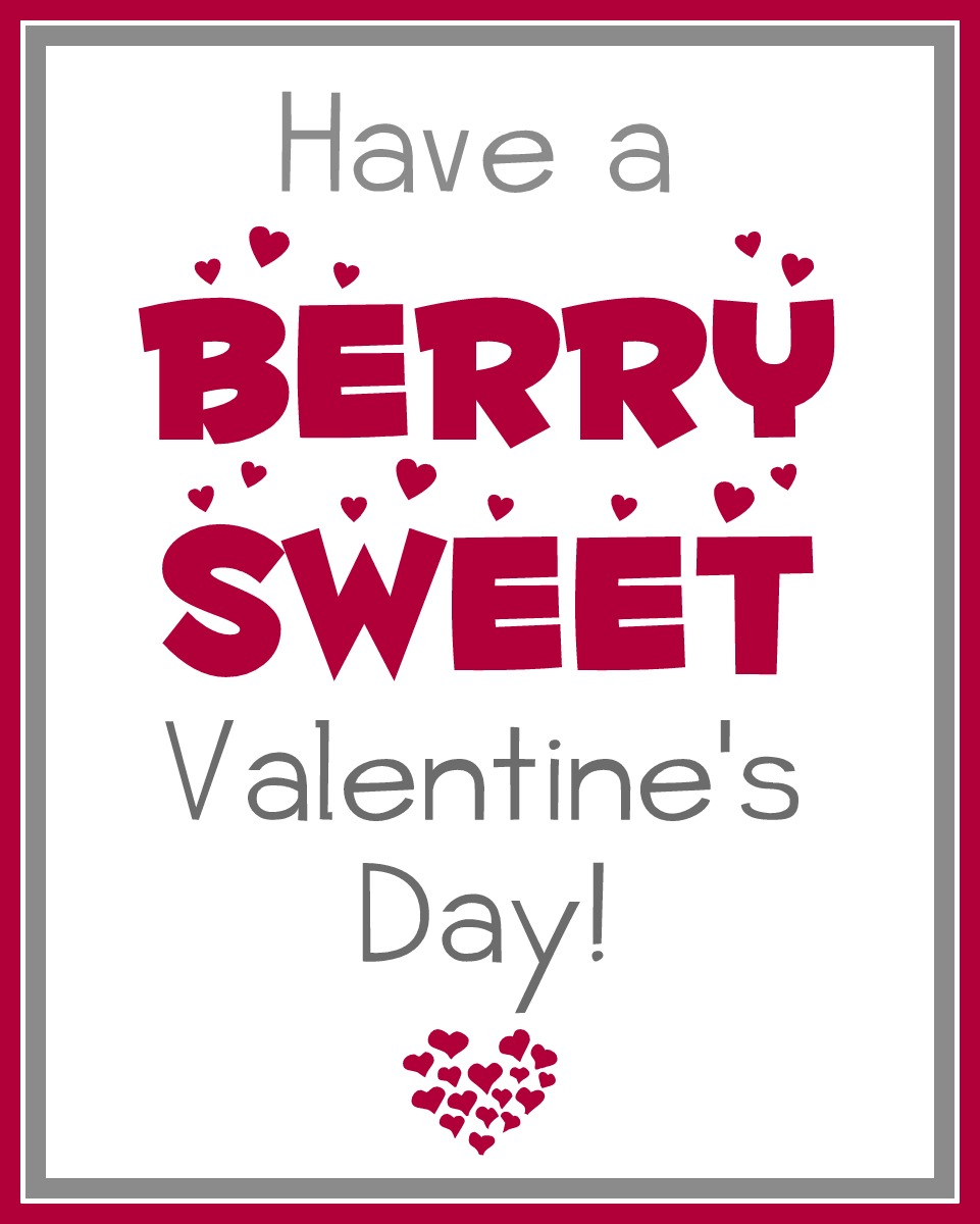 Beary Good Friend Valentine Free Printable