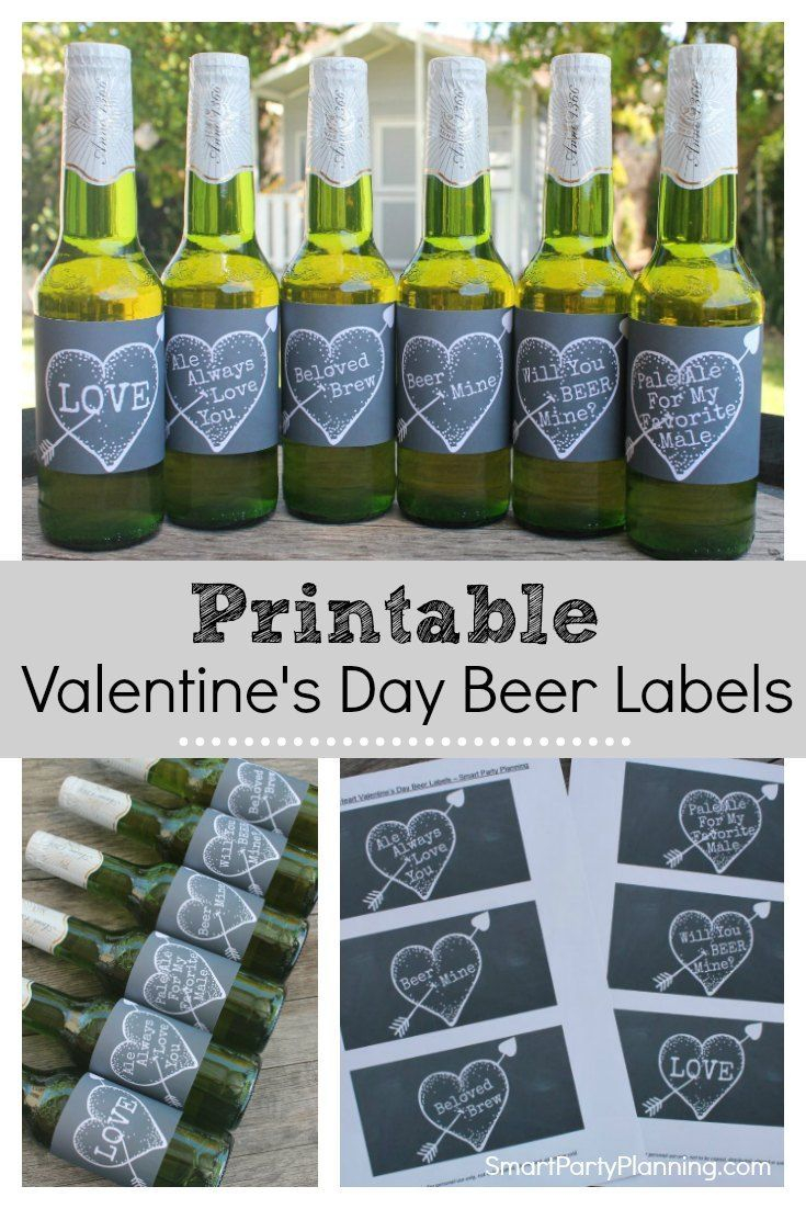 Beer Labels Printable Valentines