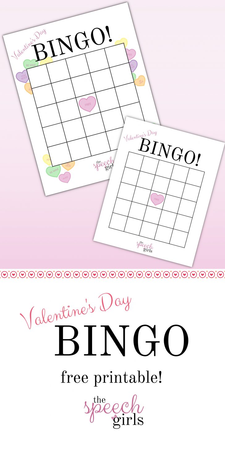 Blank Valentine Bingo Printable