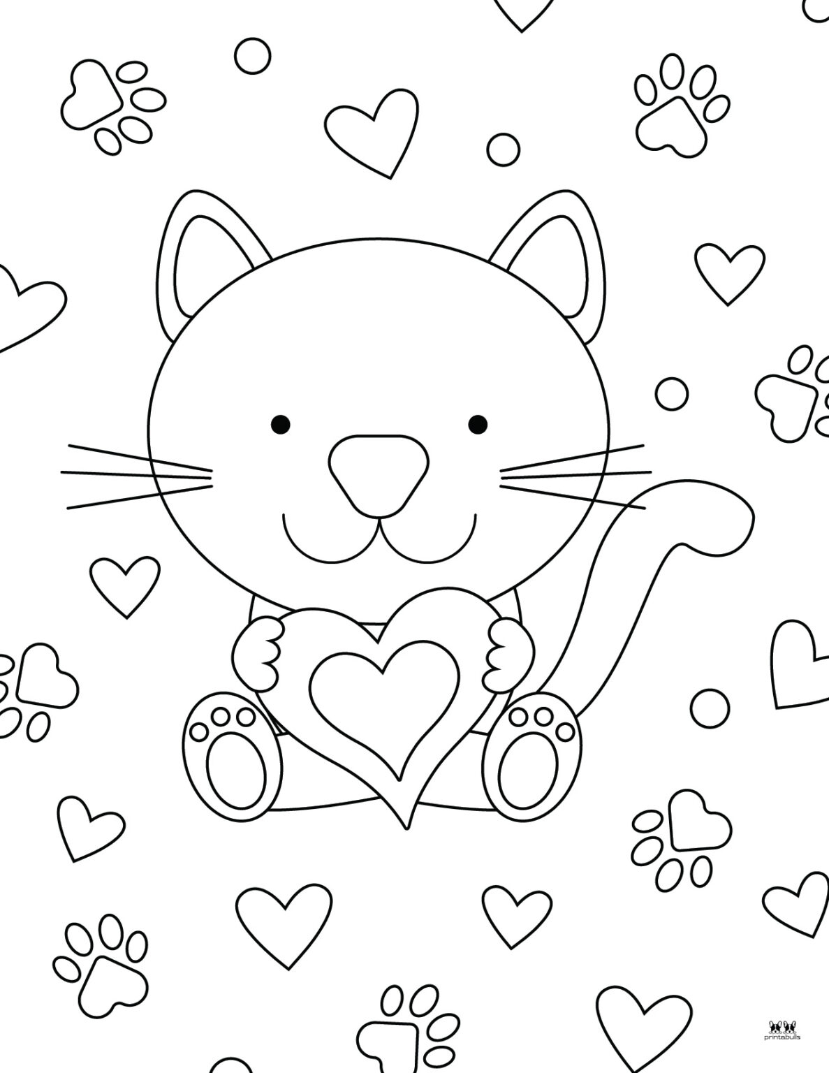 Valentines Day Coloring Pages Printable - Free