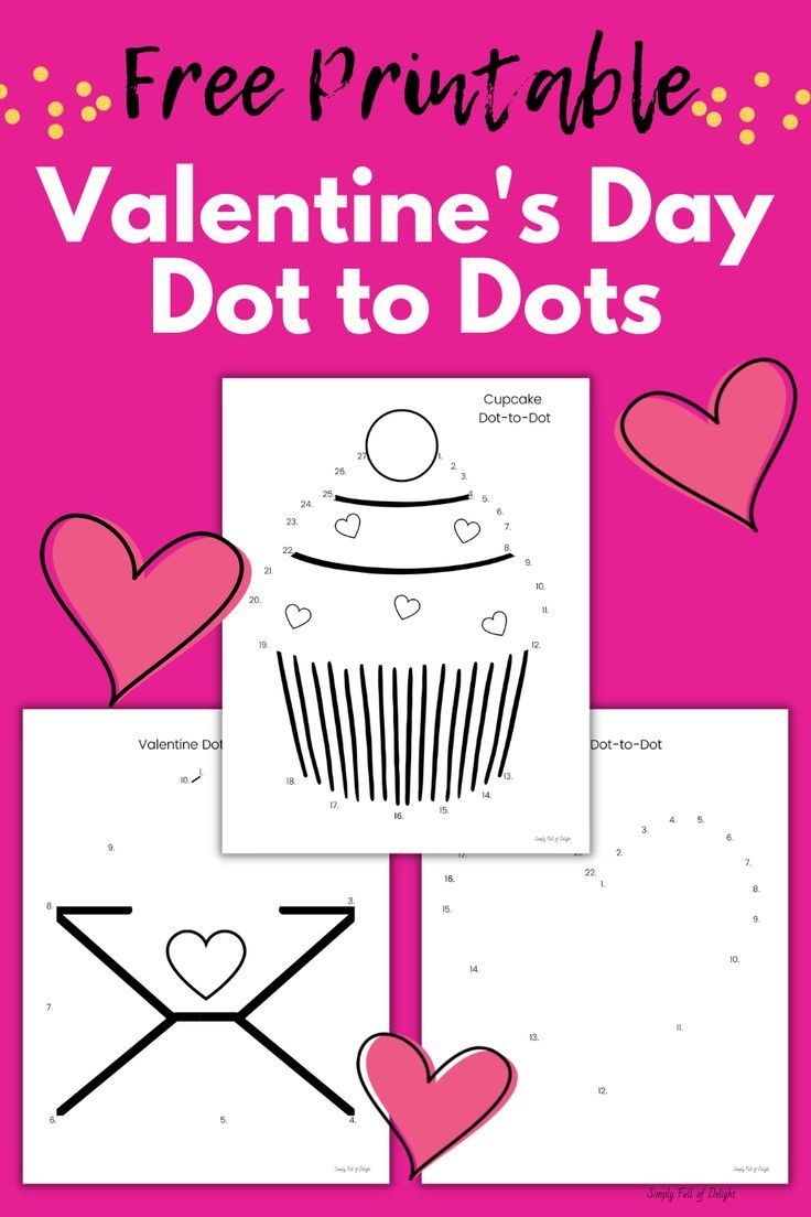 Valentine's Day Connect The Dots Printable