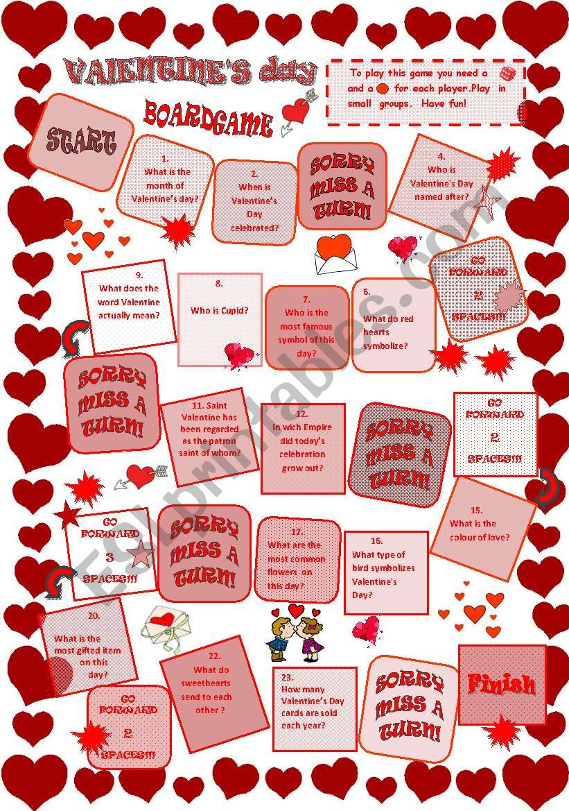 Valentine's Day Games Printable