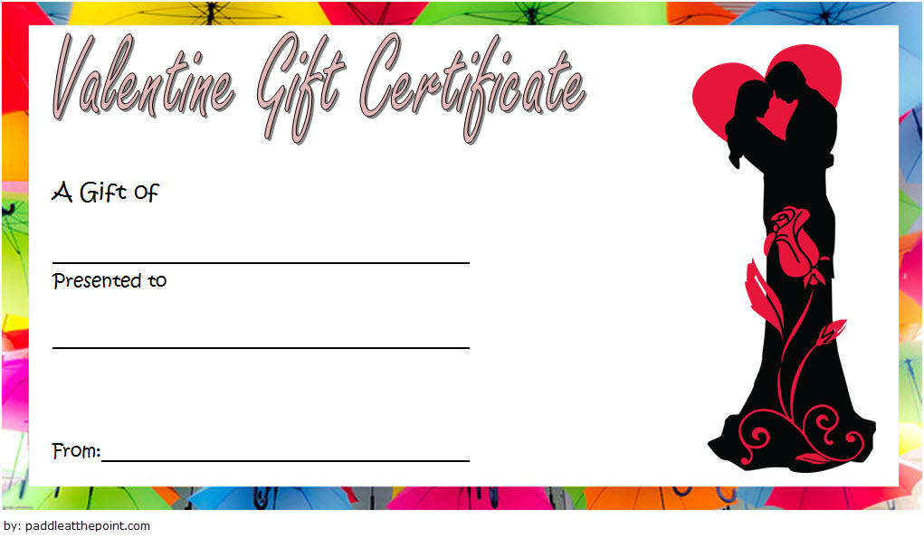 Printable Valentine Gift Certificate Template Free