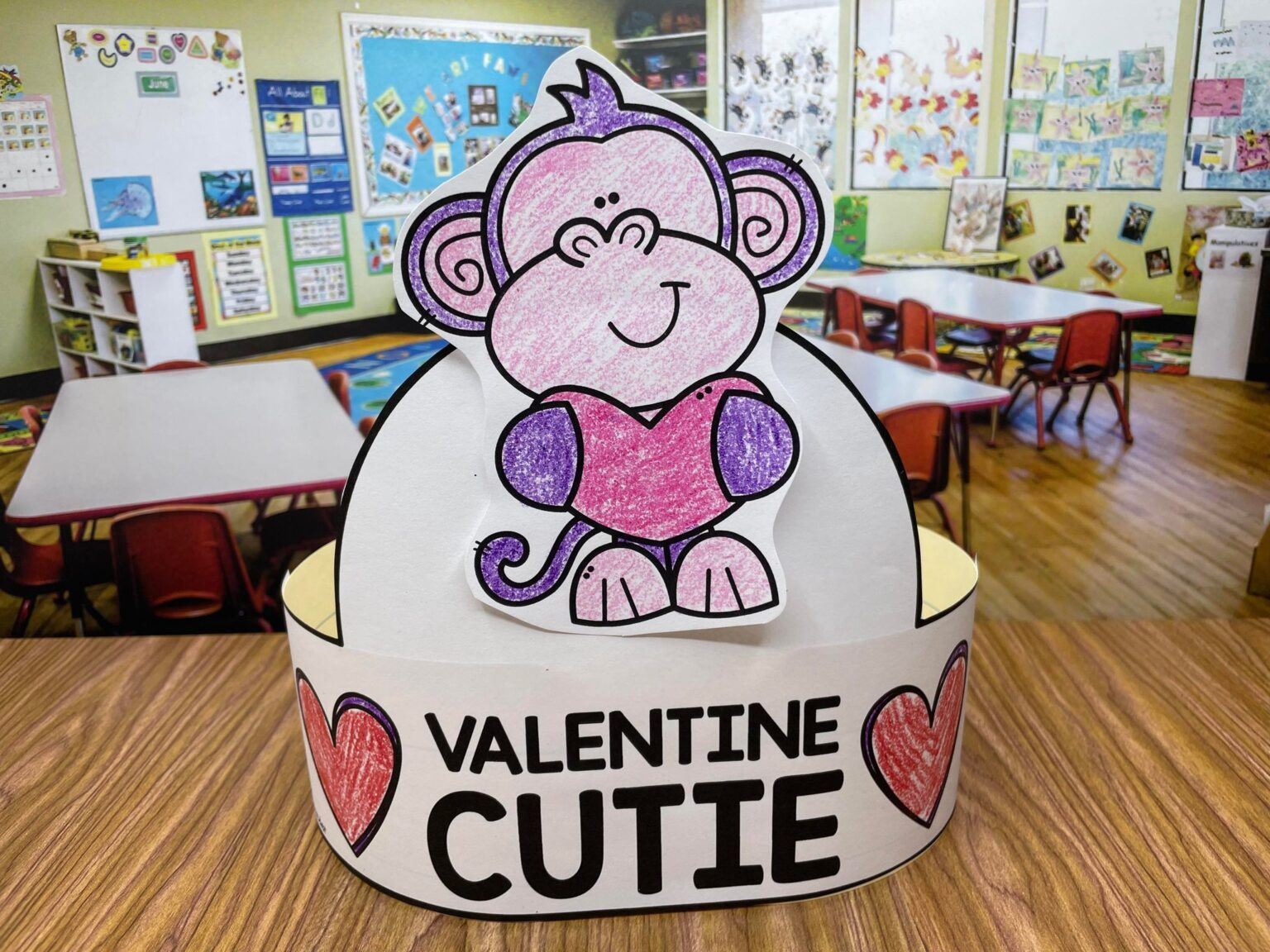 Valentine's Day Hat Printable