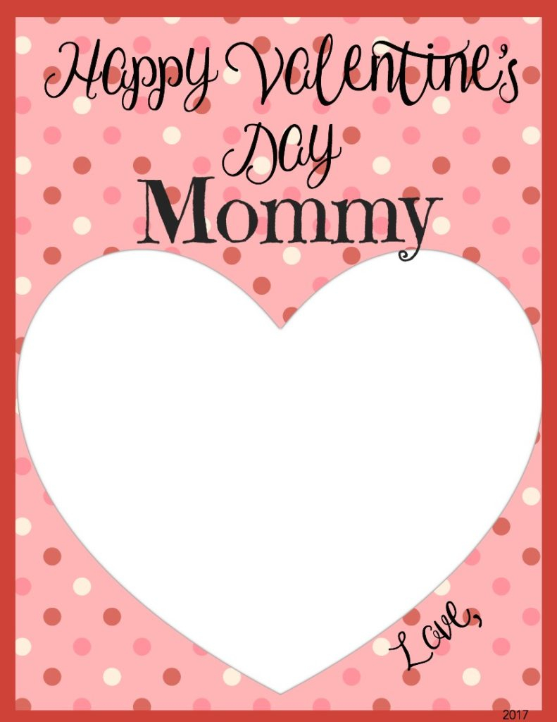 Printable Valentines Cards For Mom