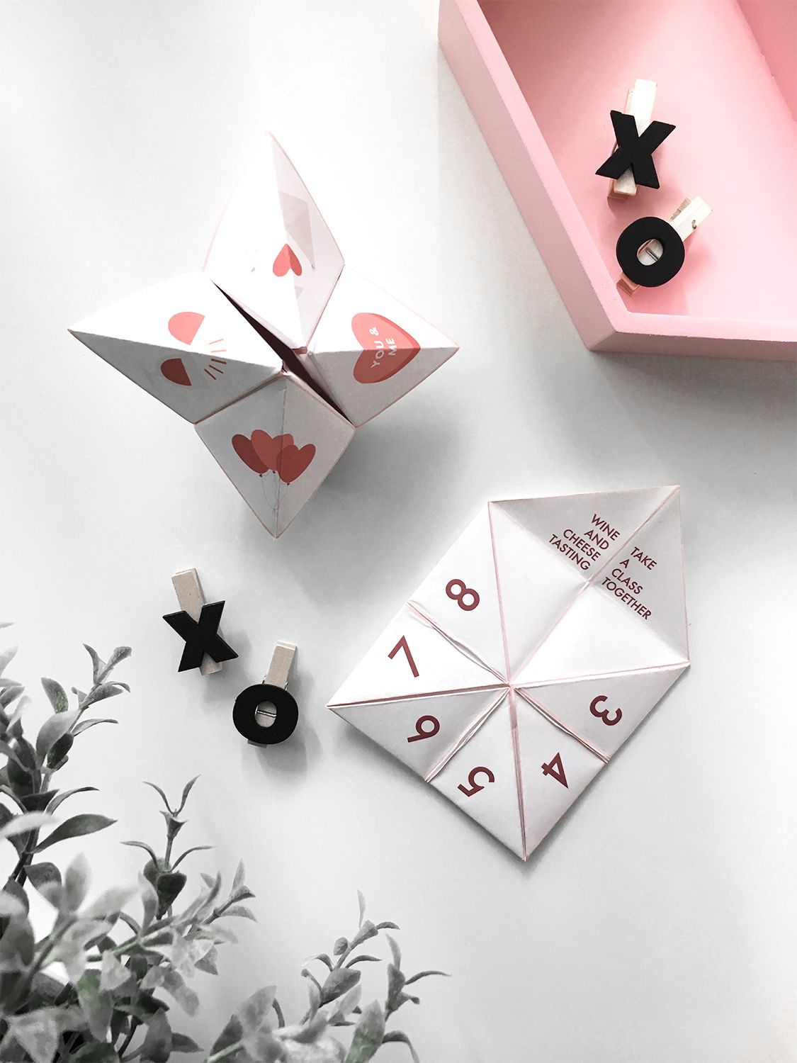 Best Kid Fortune Teller Printables Valentines Day