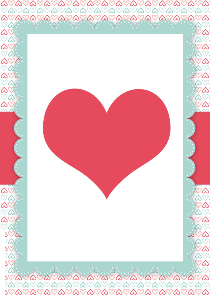 Free Valentine Template Printable
