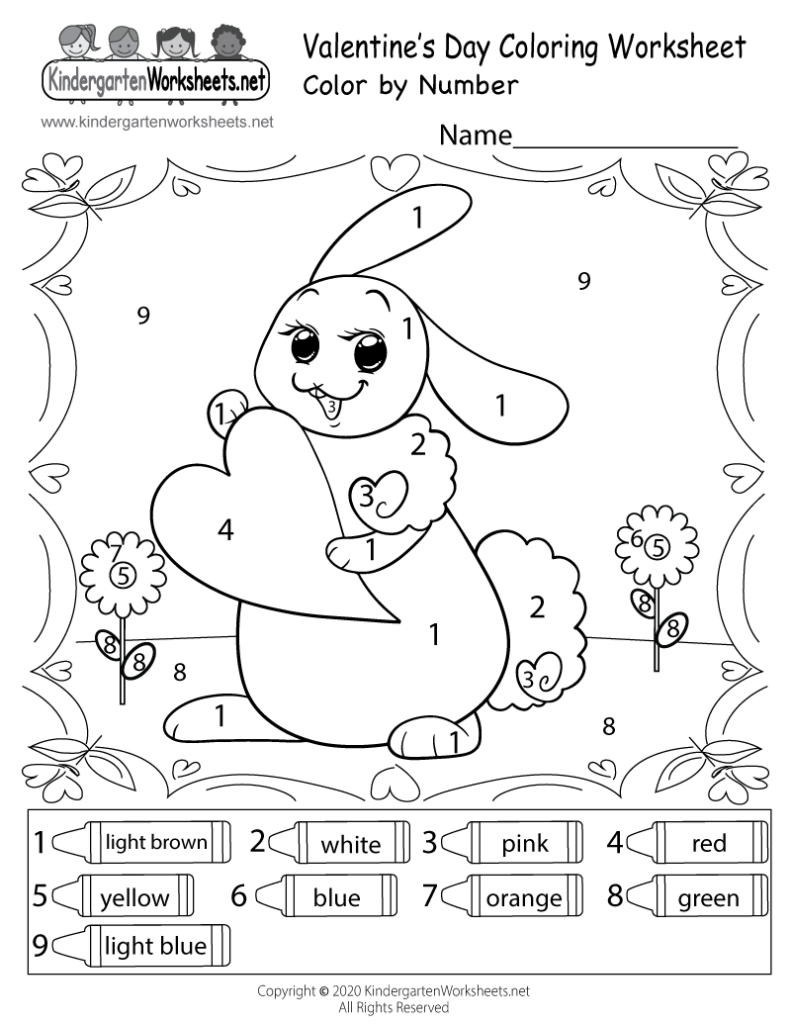 Valentines Worksheets Free Printable