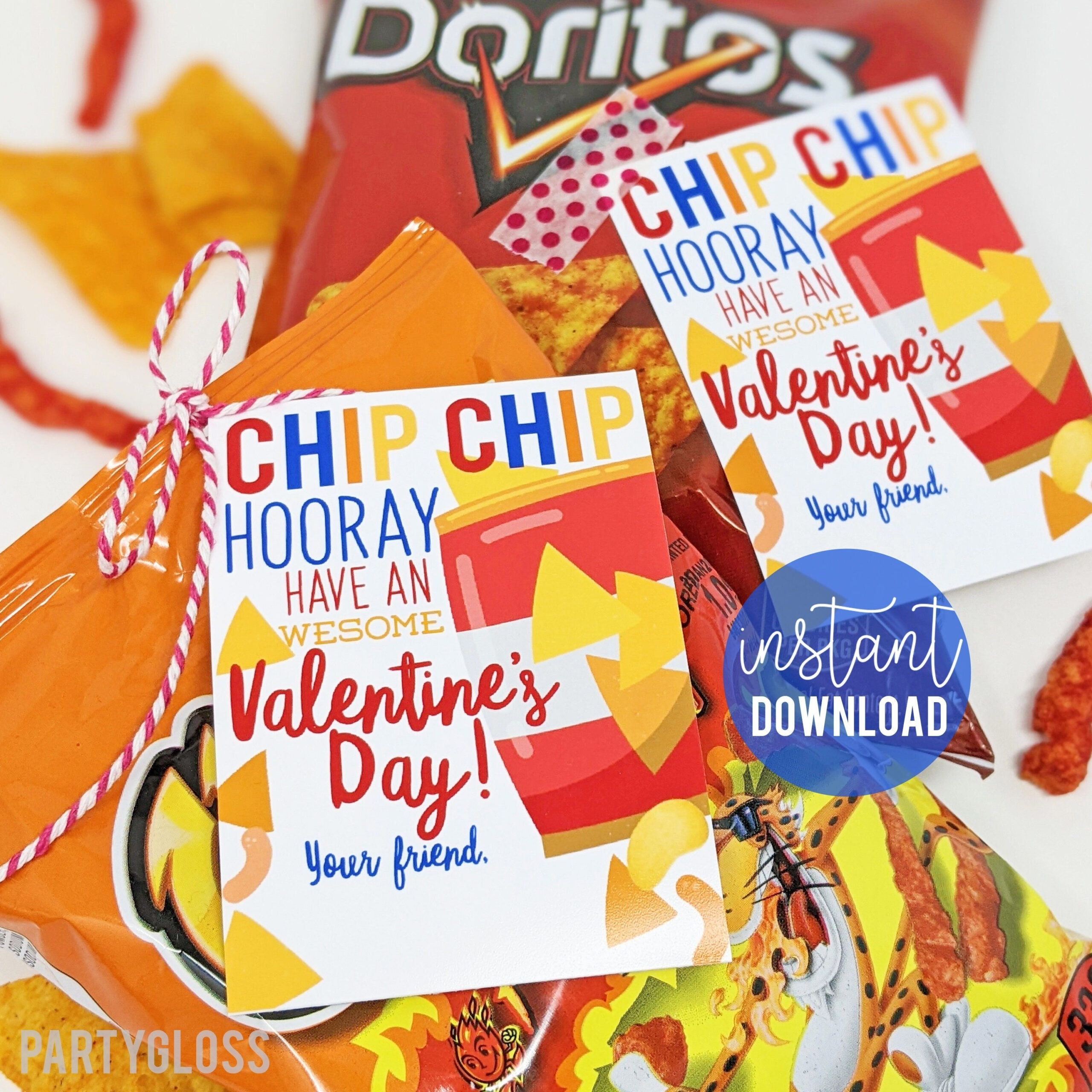 Chip Valentine Printable Free