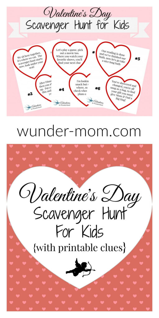 Printable Valentines Scavenger Hunt