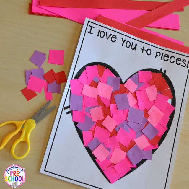 Printable Valentine's Day Crafts For Preschoolers