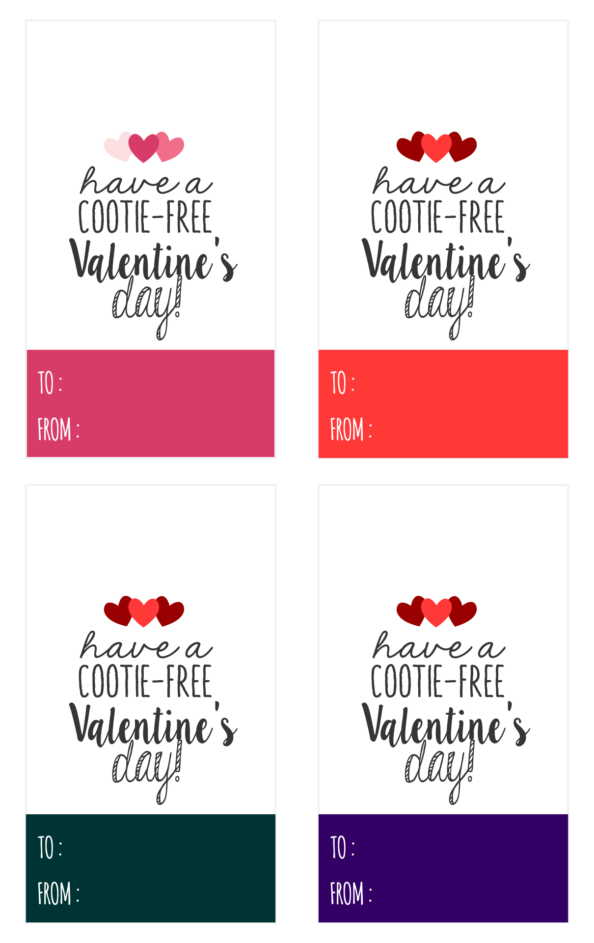 Free Printable Valentines Tags Pdf