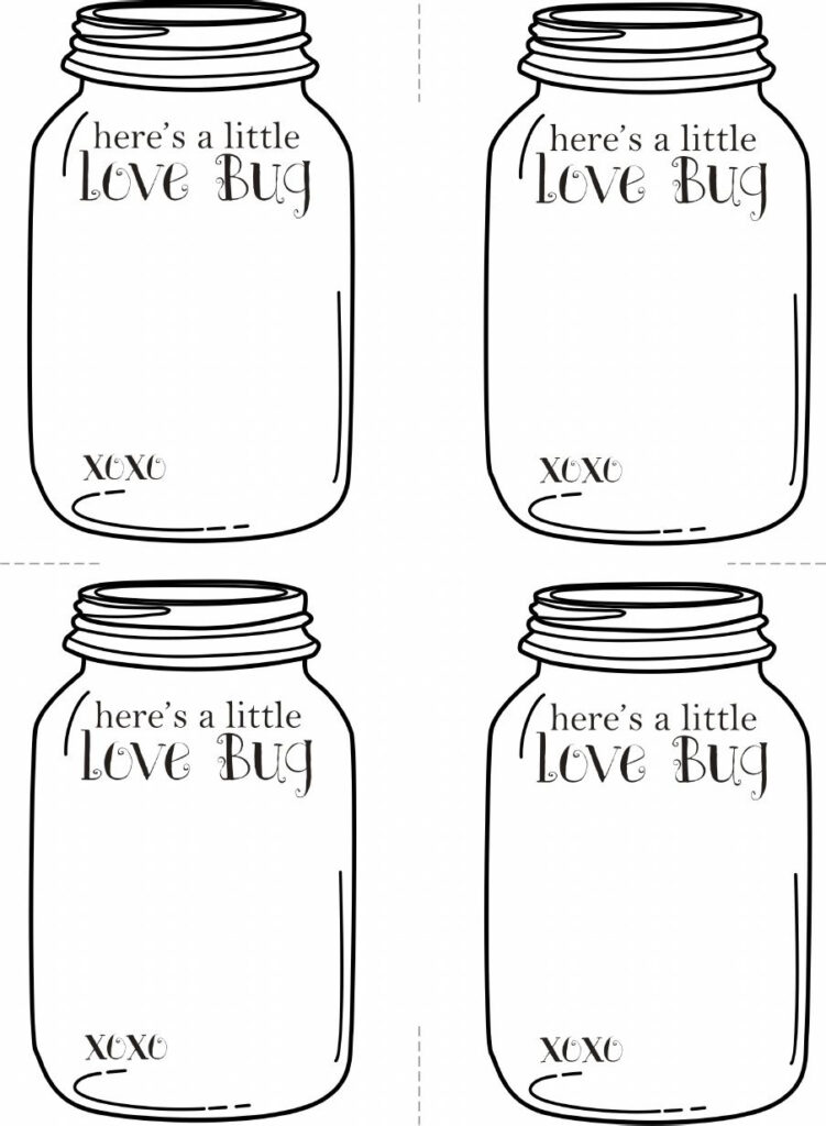Love Bug Valentine Printable