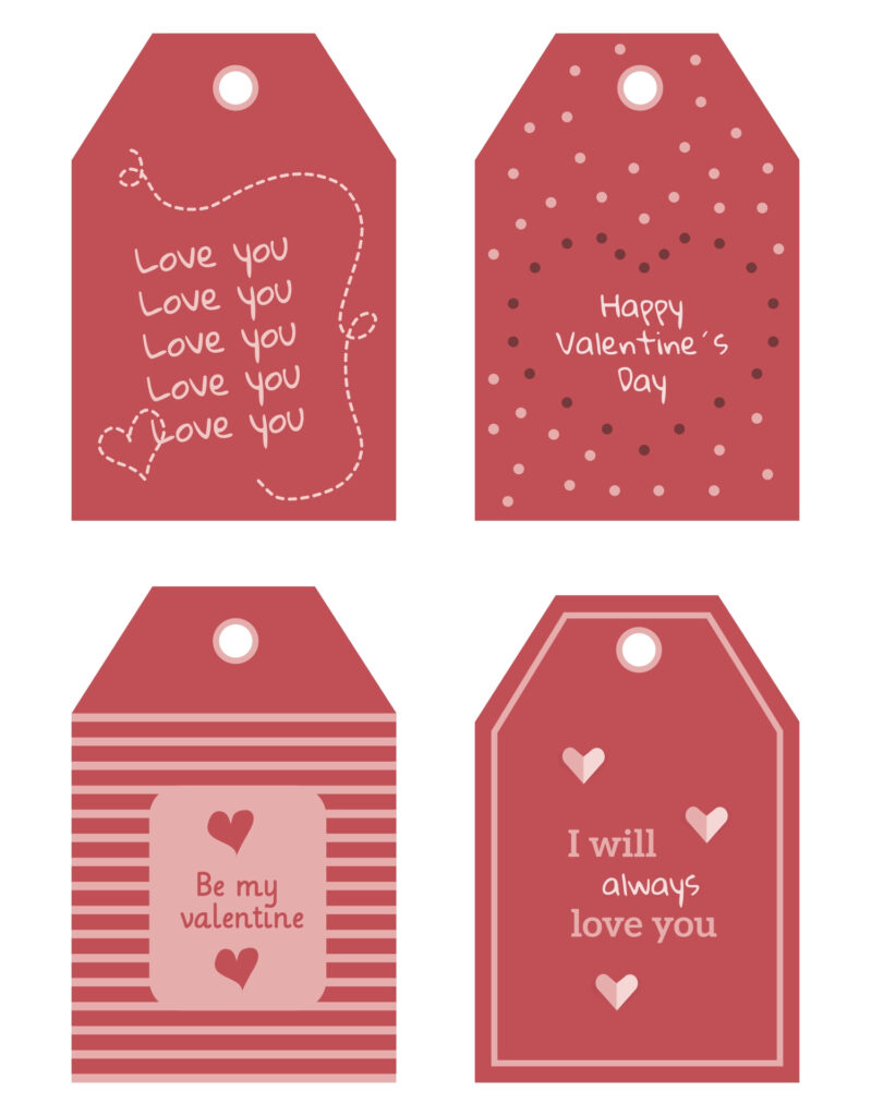 Valentine's Day Tag Printable