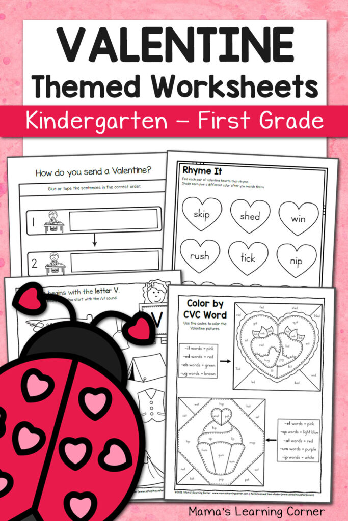 Free Valentine Worksheets And Printables